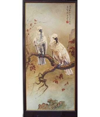 Lee Man Fong Two White Parrot