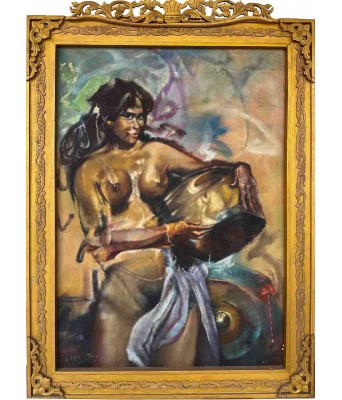 Antonio Blanco Balinese Woman oil on canvas